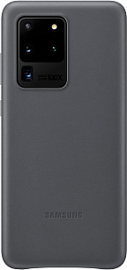 Leather Cover для Samsung Galaxy S20 Ultra (серый)